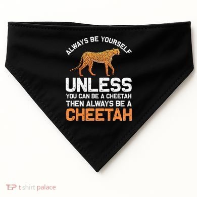 Cheetah Design For Safari Wildlife USA-Made Doggie Bandana