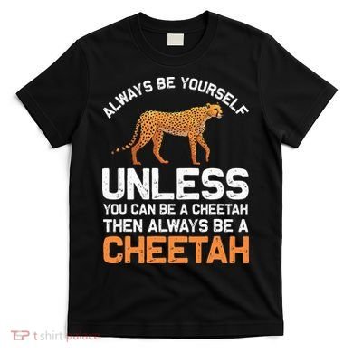 Cheetah Design For Safari Wildlife T-Shirt
