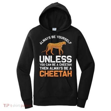Cheetah Design For Safari Wildlife Women's Hoodie