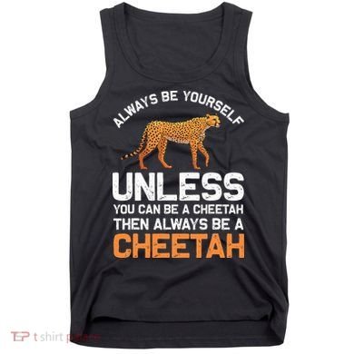 Cheetah Design For Safari Wildlife Tank Top