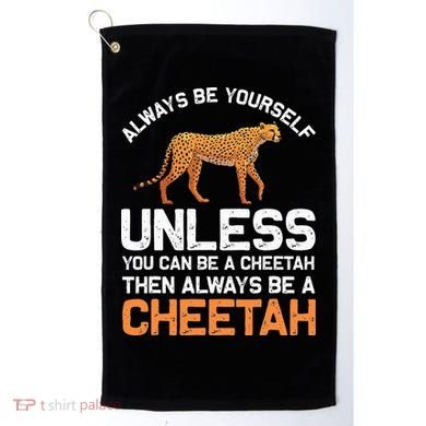 Cheetah Design For Safari Wildlife Golf Towel