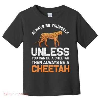 Cheetah Design For Safari Wildlife Toddler T-Shirt