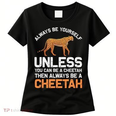 Cheetah Design For Safari Wildlife Women's T-Shirt