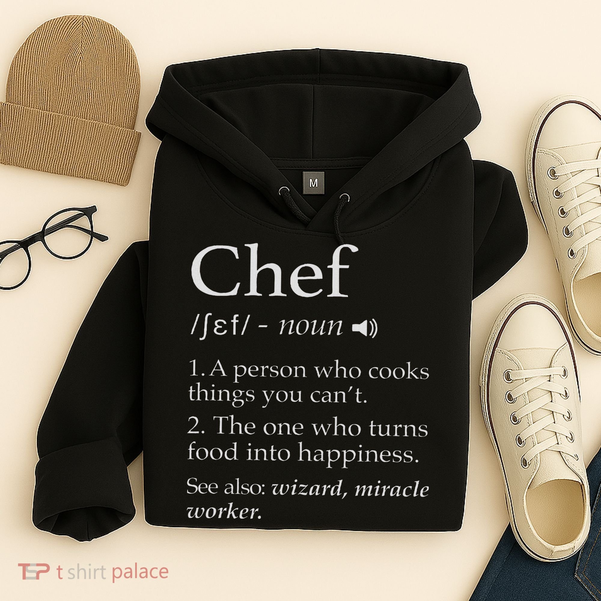 Chef Definition Funny Line Saying Cook Cooking Gifts Chefs Hoodie