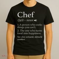 Chef Definition Funny Line Saying Cook Cooking Gifts Chefs T-Shirt thumb 3