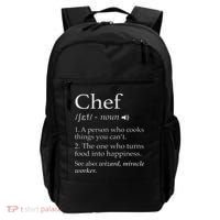 Chef Definition Funny Line Saying Cook Cooking Gifts Chefs Backpack thumb 0
