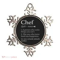 Chef Definition Funny Line Saying Cook Cooking Gifts Chefs Ornament thumb 0
