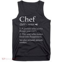 Chef Definition Funny Line Saying Cook Cooking Gifts Chefs Tank Top thumb 0