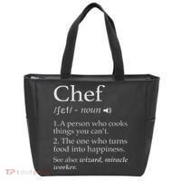 Chef Definition Funny Line Saying Cook Cooking Gifts Chefs Tote Bag thumb 0