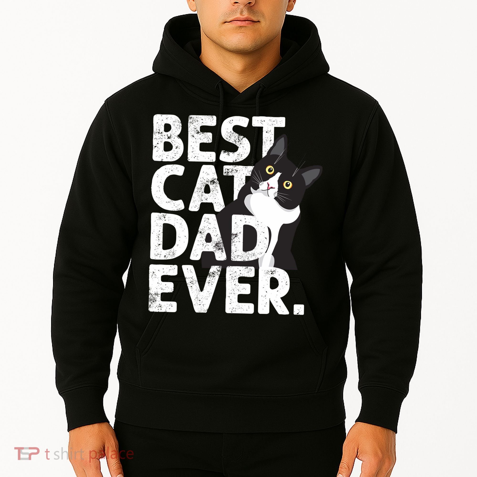 Cat Daddy Father Gift Best Cat Dad Ever Hoodie