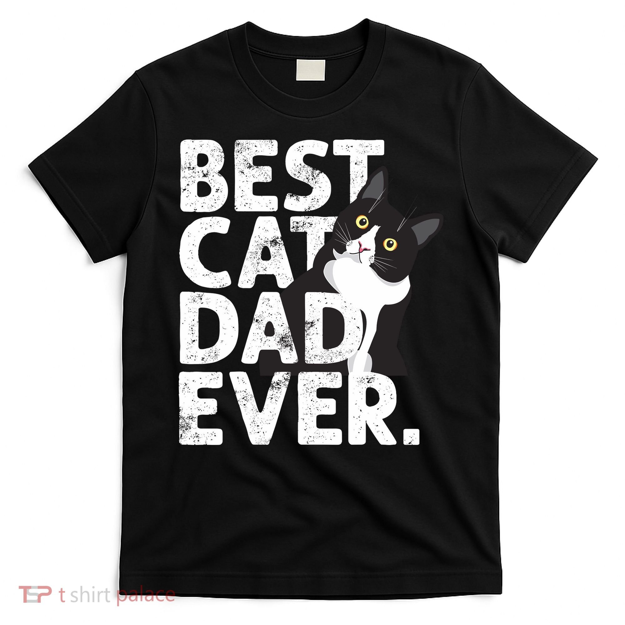 Cat Daddy Father Gift Best Cat Dad Ever T-Shirt