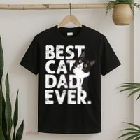Cat Daddy Father Gift Best Cat Dad Ever T-Shirt thumb 2