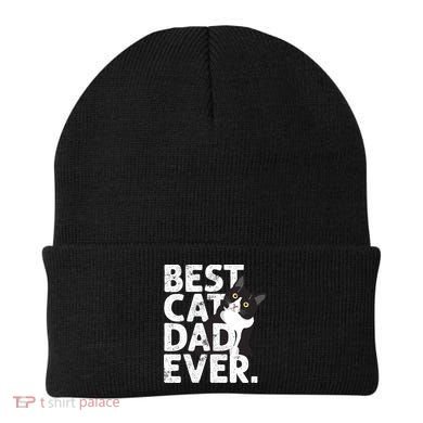 Cat Daddy Father Gift Best Cat Dad Ever Beanie