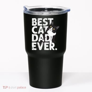 Cat Daddy Father Gift Best Cat Dad Ever Tumbler