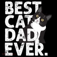 Cat Daddy Father Gift Best Cat Dad Ever Tank Top thumb 6