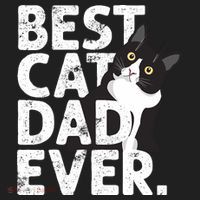 Cat Daddy Father Gift Best Cat Dad Ever Golf Towel thumb 3