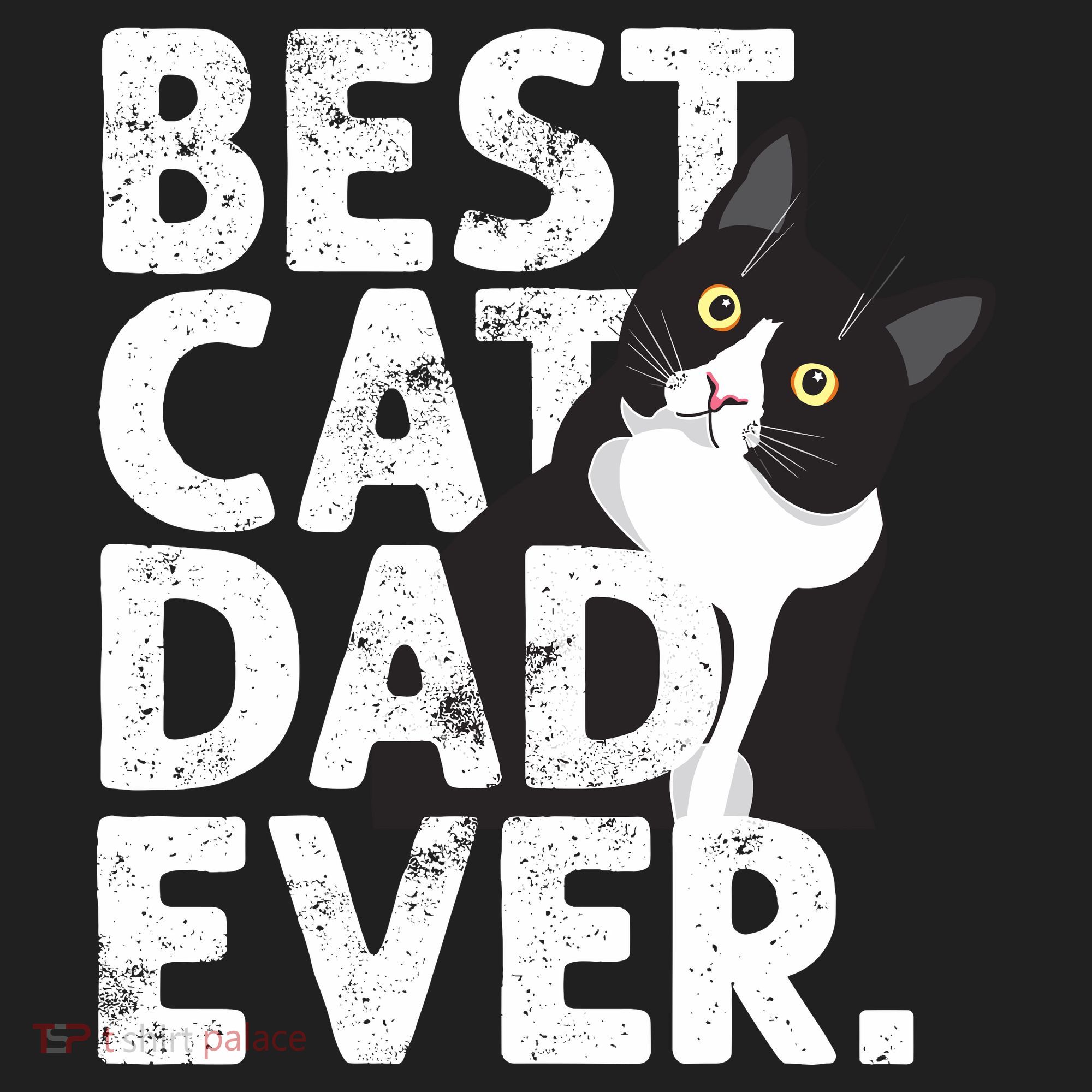 Cat Daddy Father Gift Best Cat Dad Ever Golf Towel