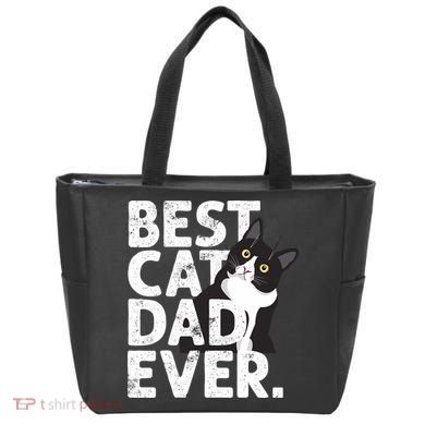 Cat Daddy Father Gift Best Cat Dad Ever Tote Bag