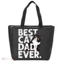 Cat Daddy Father Gift Best Cat Dad Ever Tote Bag thumb 0