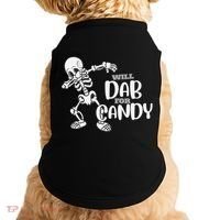 Cute Dab For Candy Halloween Funny Doggie Tank thumb 0