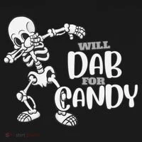 Cute Dab For Candy Halloween Funny Doggie Tank thumb 4