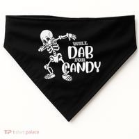 Cute Dab For Candy Halloween Funny USA-Made Doggie Bandana thumb 0