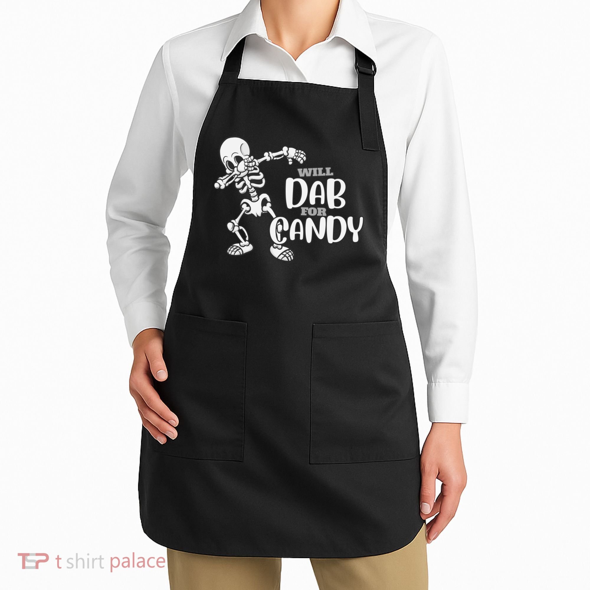 Cute Dab For Candy Halloween Funny Apron