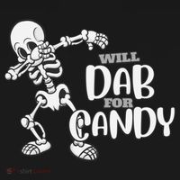 Cute Dab For Candy Halloween Funny Polo thumb 3