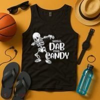 Cute Dab For Candy Halloween Funny Tank Top thumb 4