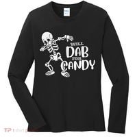 Cute Dab For Candy Halloween Funny Women's Long Sleeve Shirt thumb 0