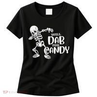 Cute Dab For Candy Halloween Funny Women's T-Shirt thumb 0