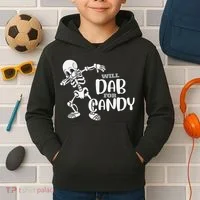 Cute Dab For Candy Halloween Funny Kids Hoodie thumb 2