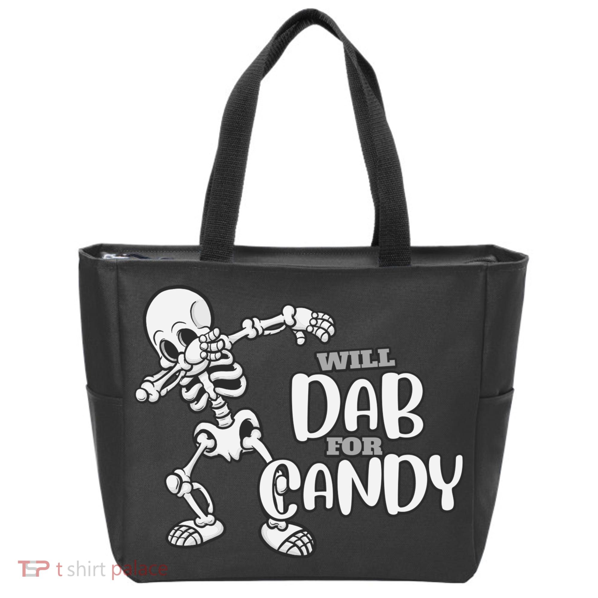 Cute Dab For Candy Halloween Funny Tote Bag