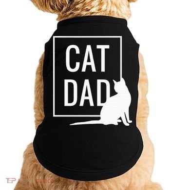 Cat Dad Funny Cat Owner Father Doggie Tank