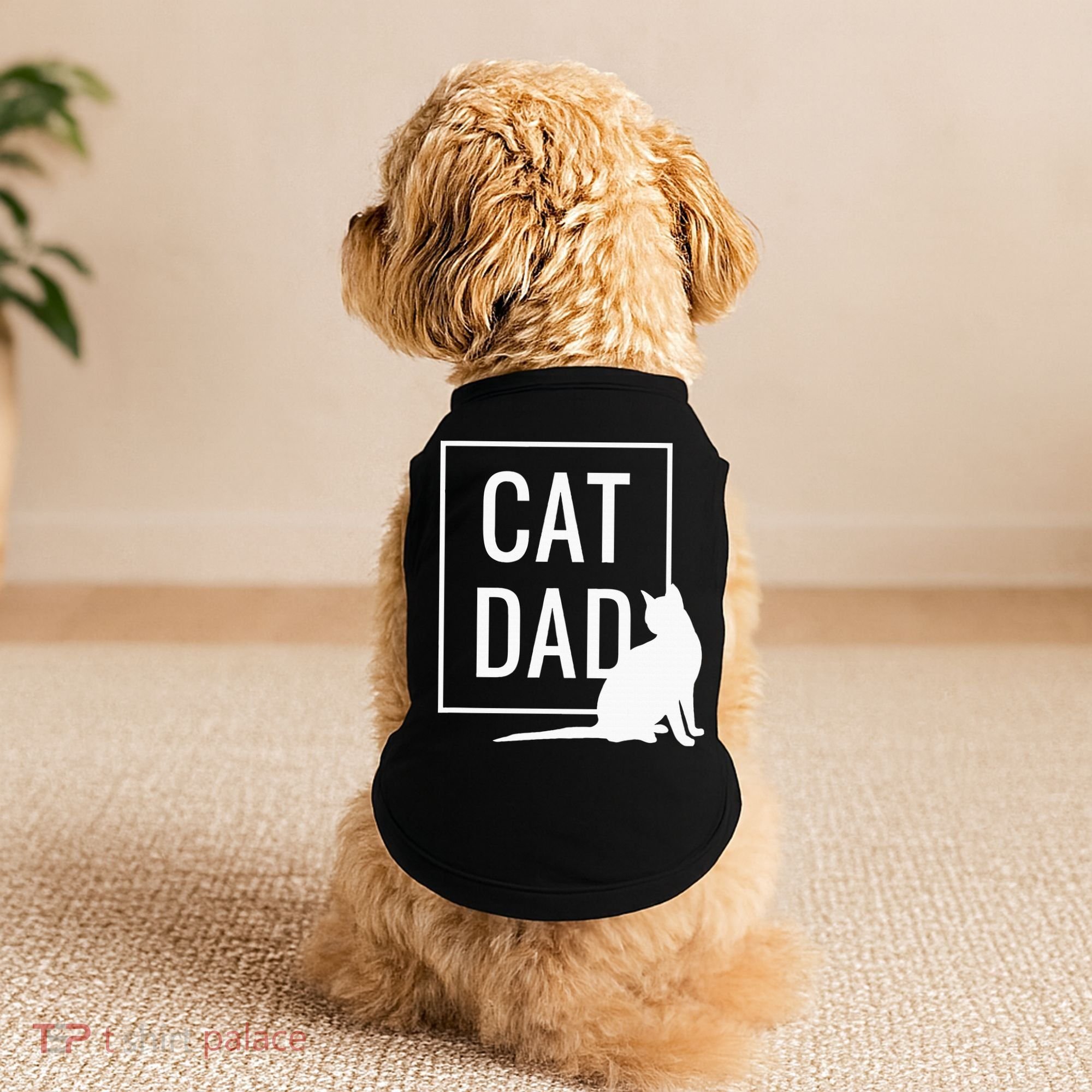 Cat Dad Funny Cat Owner Father Doggie Tank