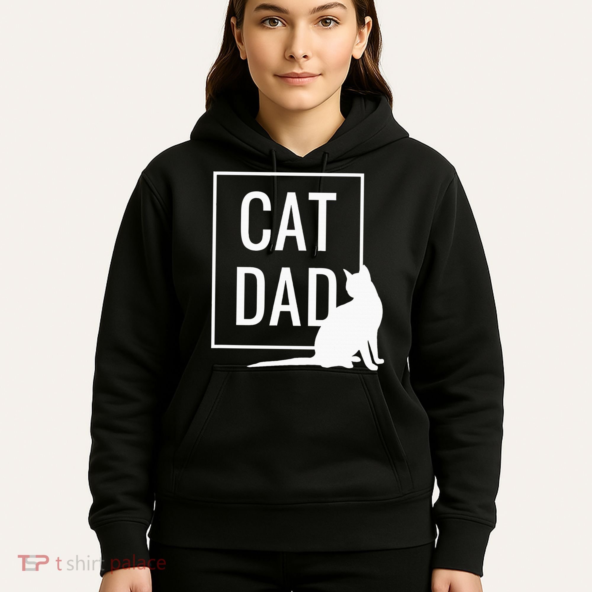 Cat Dad Funny Cat Owner Father Hoodie