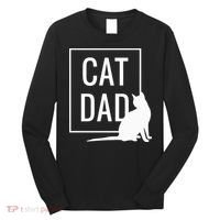 Cat Dad Funny Cat Owner Father Long Sleeve Shirt thumb 0