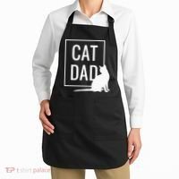 Cat Dad Funny Cat Owner Father Apron thumb 2