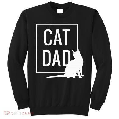 Cat Dad Funny Cat Owner Father Sweatshirt