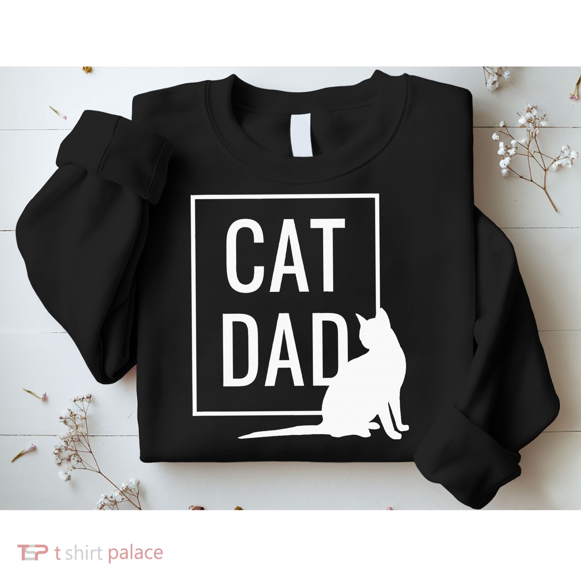 Cat Dad Funny Cat Owner Father Sweatshirt