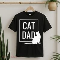 Cat Dad Funny Cat Owner Father T-Shirt thumb 2