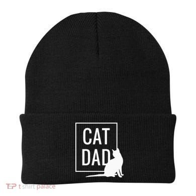 Cat Dad Funny Cat Owner Father Beanie