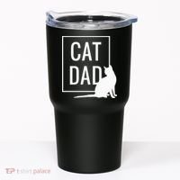 Cat Dad Funny Cat Owner Father Tumbler thumb 0
