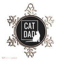 Cat Dad Funny Cat Owner Father Ornament thumb 0