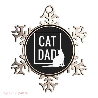 Cat Dad Funny Cat Owner Father Ornament