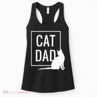 Cat Dad Funny Cat Owner Father Women's Tank Top thumb 0