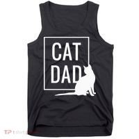 Cat Dad Funny Cat Owner Father Tank Top thumb 0