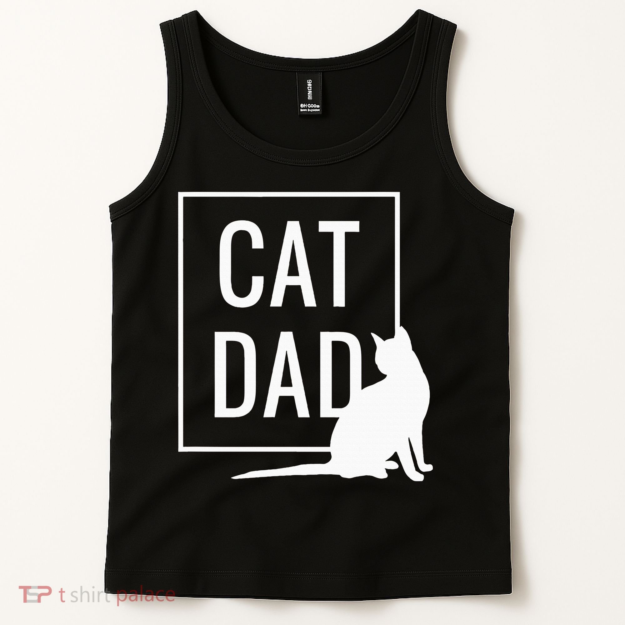 Cat Dad Funny Cat Owner Father Tank Top