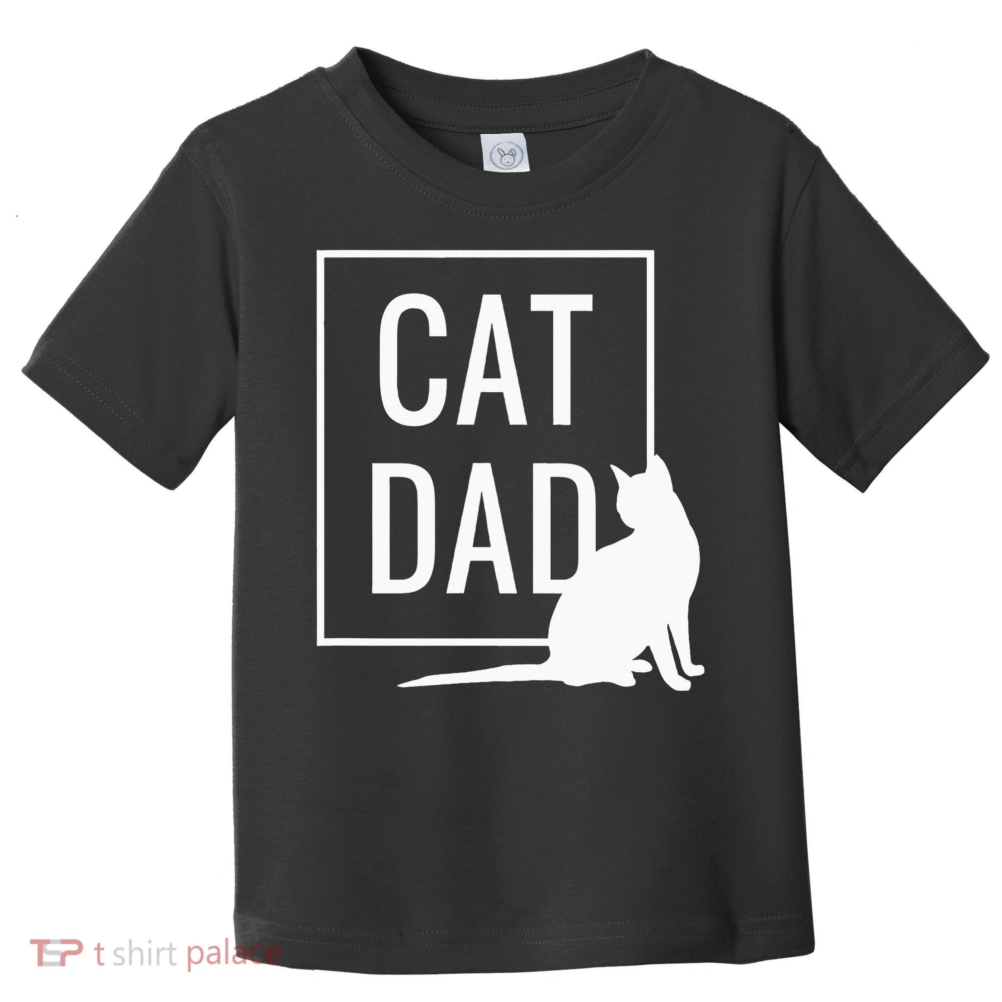 Cat Dad Funny Cat Owner Father Toddler T-Shirt