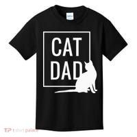 Cat Dad Funny Cat Owner Father Kids T-Shirt thumb 0